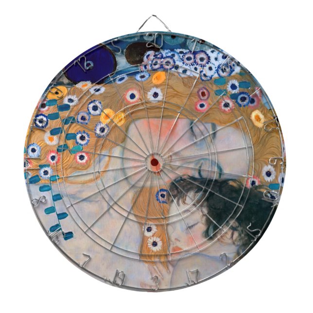 Gustav Klimt - Mother and Child Dartboard (Front)