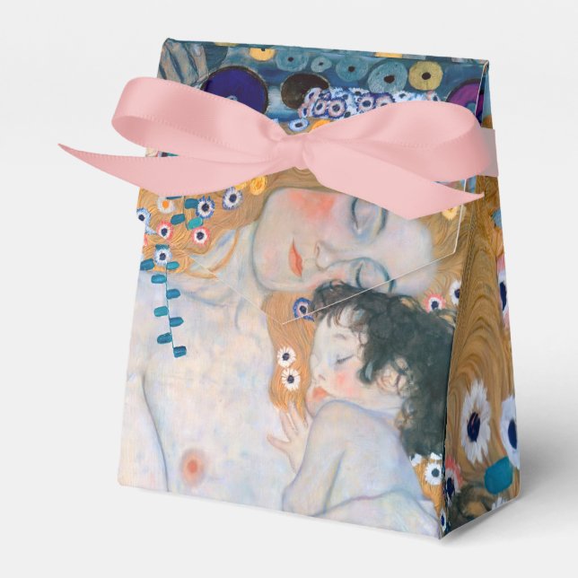 Gustav Klimt - Mother and Child Favor Box (Front Side)