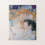 Gustav Klimt - Mother and Child Jigsaw Puzzle<br><div class="desc">Mother and Child (detail of Three Ages of Woman) - Gustav Klimt,  Oil on Canvas,  1905</div>
