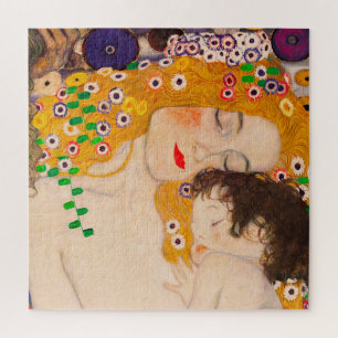 Gustav Klimt - Mother and Child Jigsaw Puzzle