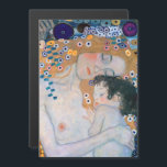 Gustav Klimt - Mother and Child  Magnetic Card<br><div class="desc">Mother and Child (detail of Three Ages of Woman) - Gustav Klimt,  Oil on Canvas,  1905</div>