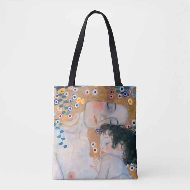 Gustav Klimt - Mother and Child Tote Bag (Front)