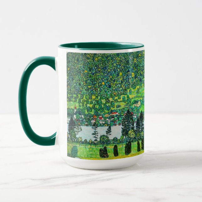 Gustav Klimt - Mountain Slope at Unterach Mug (Left)