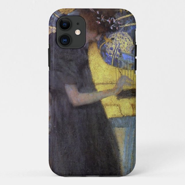 Gustav Klimt Music Case-Mate iPhone Case (Back)