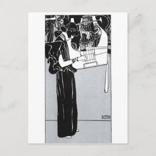 Gustav Klimt ~ Musik Postcard