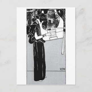 Gustav Klimt ~ Musik Postcard