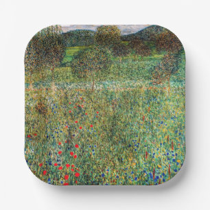 Gustav Klimt - Orchard Paper Plate
