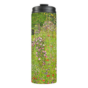 Gustav Klimt Orchard with Roses Thermal Tumbler