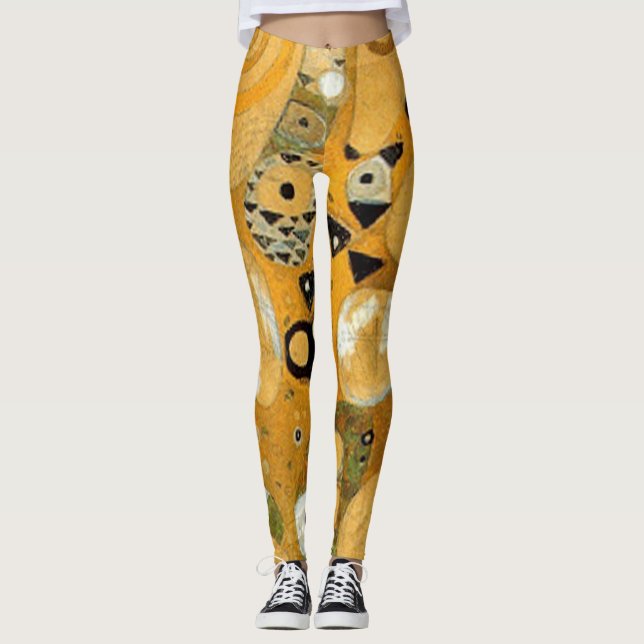 Gustav Klimt Owl In A Tree Leggings (Front)