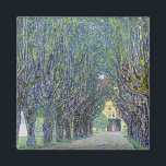 Gustav Klimt painting, Allee at Schloss Kammer Magnet<br><div class="desc">Allee at Schloss Kammer,  famous painting by Austrian artist,  Gustav Klimt</div>
