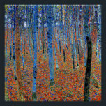 Gustav Klimt painting, Beech Grove I, Poster<br><div class="desc">Beech Grove I,  famous painting by Austrian symbolist artist Gustav Klimt</div>
