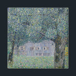 Gustav Klimt painting, Farmhouse in Upper Austria Magnet<br><div class="desc">Farmhouse in Upper Austria,  famous painting by Gustav Klimt</div>