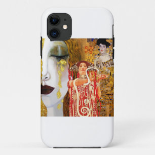 Gustav Klimt, paintings Collage, Combined art  iPhone 11 Case