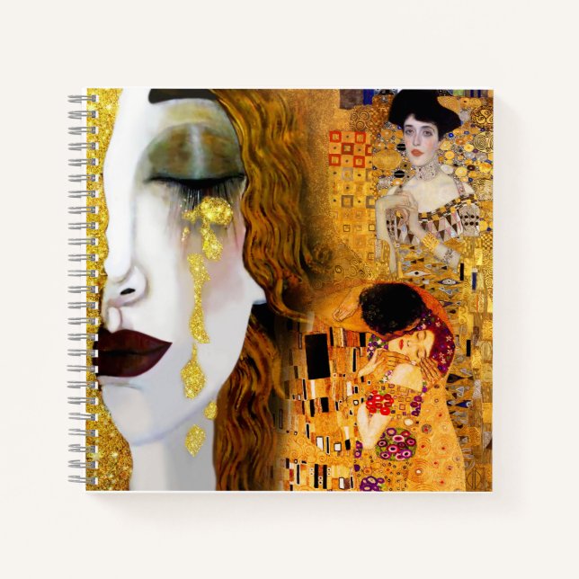 Gustav Klimt, paintings Collage, Combined art  Notebook (Front)