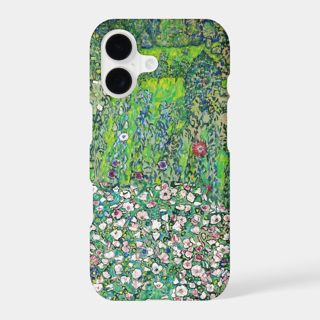 Gustav Klimt - Paysage horticole et sommet d'une c (Verso)