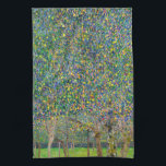 Gustav Klimt - Pear Tree Kitchen Towel<br><div class="desc">Pear Tree - Gustav Klimt,  Oil on Canvas,  1903</div>