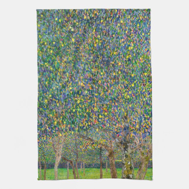 Gustav Klimt - Pear Tree Kitchen Towel (Vertical)