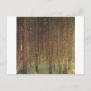 Gustav Klimt - Pine Forest Postcard