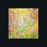Gustav Klimt Pink Flowers Canvas Print<br><div class="desc">Gustav Klimt Pink Flowers canvas wrap. Oil on canvas from 1900. One of Klimt’s most beautiful landscape paintings, Pink Flower Garden or Italian Horticultural Landscape features a sprawling garden in bloom in Klimt’s unique blend of impressionist, expressionist and art nouveau mannerisms. The work is a beautiful flower painting that makes...</div>