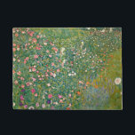 Gustav Klimt Pink Flowers Doormat<br><div class="desc">Gustav Klimt Pink Flowers</div>