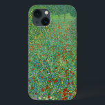 Gustav Klimt - Poppy Field iPhone 13 Case<br><div class="desc">Poppy Field / Field of Poppies - Gustav Klimt,  Oil on Canvas,  1907</div>