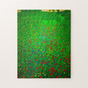 Gustav Klimt Poppy Field Jigsaw Puzzle