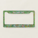 Gustav Klimt - Poppy Field License Plate Frame<br><div class="desc">Poppy Field / Field of Poppies - Gustav Klimt,  Oil on Canvas,  1907</div>