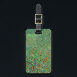 Gustav Klimt - Poppy Field Luggage Tag<br><div class="desc">Poppy Field / Field of Poppies - Gustav Klimt,  Oil on Canvas,  1907</div>