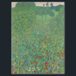 Gustav Klimt - Poppy Field Tissue Paper<br><div class="desc">Poppy Field / Field of Poppies - Gustav Klimt,  Oil on Canvas,  1907</div>