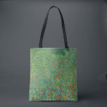 Gustav Klimt - Poppy Field Tote Bag<br><div class="desc">Poppy Field / Field of Poppies - Gustav Klimt,  Oil on Canvas,  1907</div>