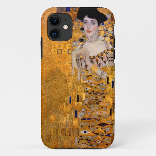 Gustav Klimt Portrait Case-Mate iPhone Case (Back)