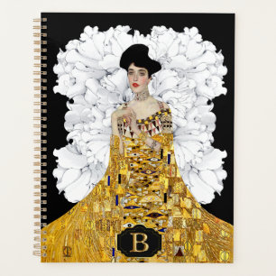 GUSTAV KLIMT-PORTRAIT D'ADELE BLOCH MONOGRAMMMEE
