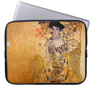 Gustav Klimt portrait of Adel Bloch Bauer 1907 Laptop Sleeve