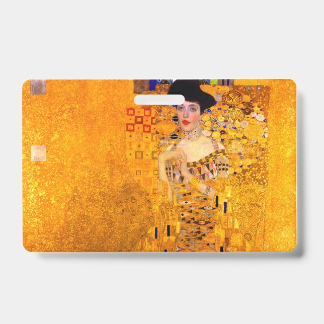 Gustav Klimt Portrait of Adele Bloch Bauer Badge (Front)