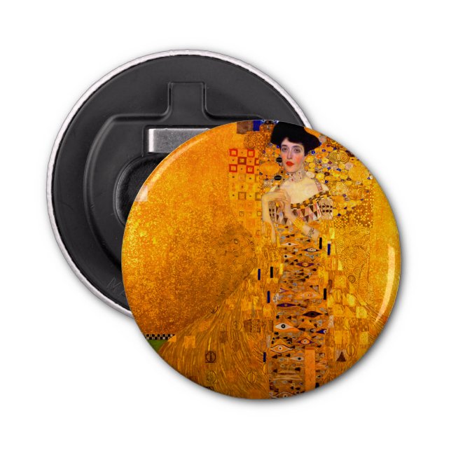Gustav Klimt Portrait of Adele Bloch Bauer Bottle Opener (Front)