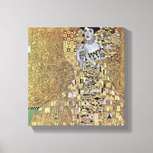 Gustav Klimt - Portrait of Adele Bloch-Bauer Canvas Print