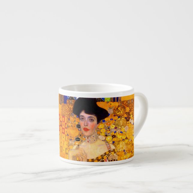 Gustav Klimt Portrait of Adele Bloch Bauer Espresso Cup (Front Right)