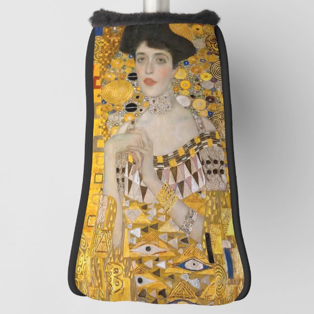Gustav Klimt - Portrait of Adele Bloch-Bauer I Golf Head Cover (Rotate 90)