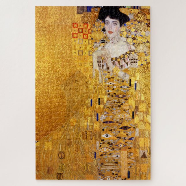 Gustav Klimt Portrait of Adele Bloch-Bauer I Jigsaw Puzzle (Vertical)