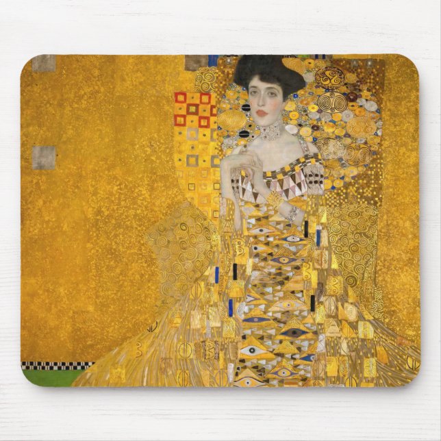 Gustav Klimt - Portrait of Adele Bloch-Bauer I Mouse Pad (Front)