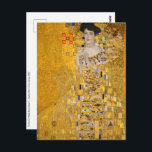 Gustav Klimt - Portrait of Adele Bloch-Bauer I Postcard<br><div class="desc">Portrait of Adele Bloch-Bauer I - Gustav Klimt,  Oil on Canvas,  1907</div>