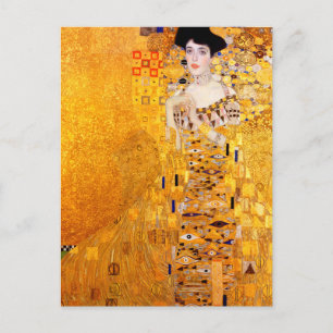 Gustav Klimt Portrait of Adele Bloch-Bauer I Postcard