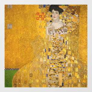 Gustav Klimt - Portrait of Adele Bloch-Bauer I Window Cling