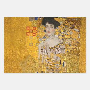 Gustav Klimt - Portrait of Adele Bloch-Bauer I Wrapping Paper Sheet