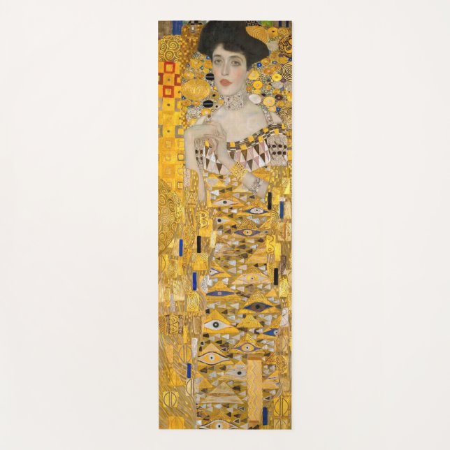 Gustav Klimt - Portrait of Adele Bloch-Bauer I Yoga Mat (Front)