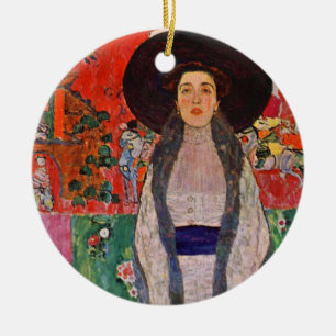 Gustav Klimt Portrait of Adele Bloch-Bauer II Ceramic Ornament