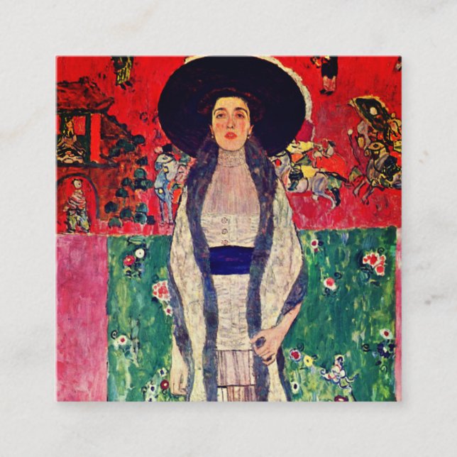 Gustav Klimt Portrait of Adele Bloch-Bauer II Enclosure Card (Front)