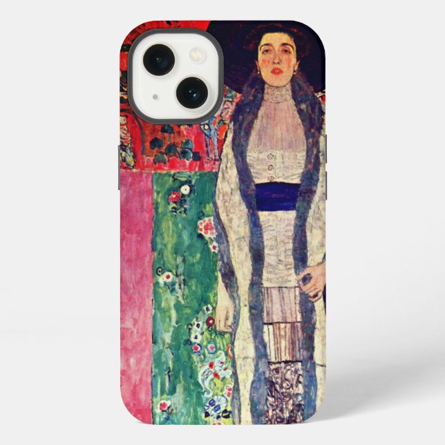 Gustav Klimt Portrait of Adele Bloch-Bauer II iPhone Case (Back)