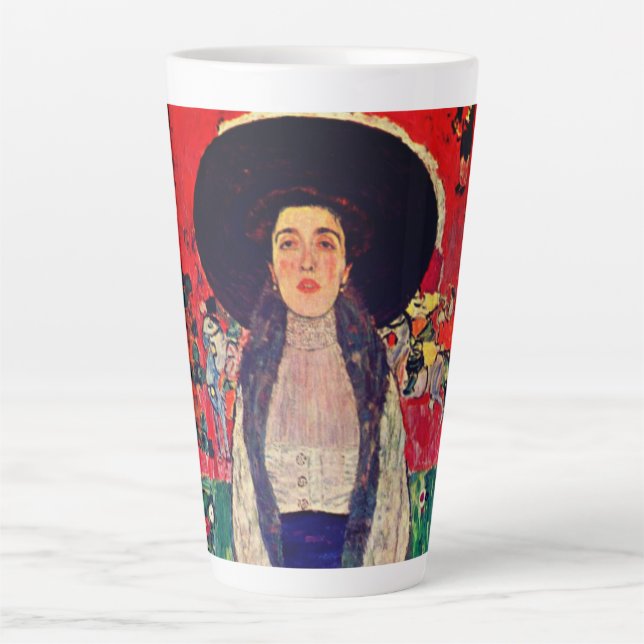 Gustav Klimt Portrait of Adele Bloch-Bauer II Latte Mug (Front)