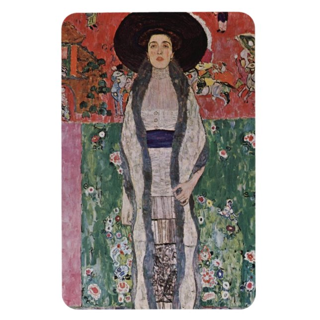 Gustav Klimt Portrait of Adele Bloch-Bauer II Magnet (Vertical)